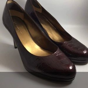 Anne Klein Womens croco heels